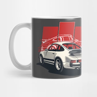 Classic car drawing porsche 911 Mug